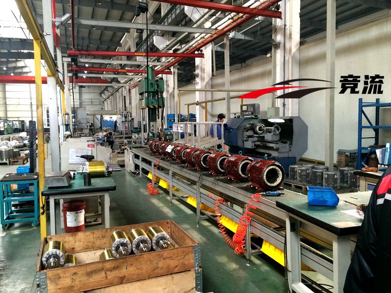 Motor production line