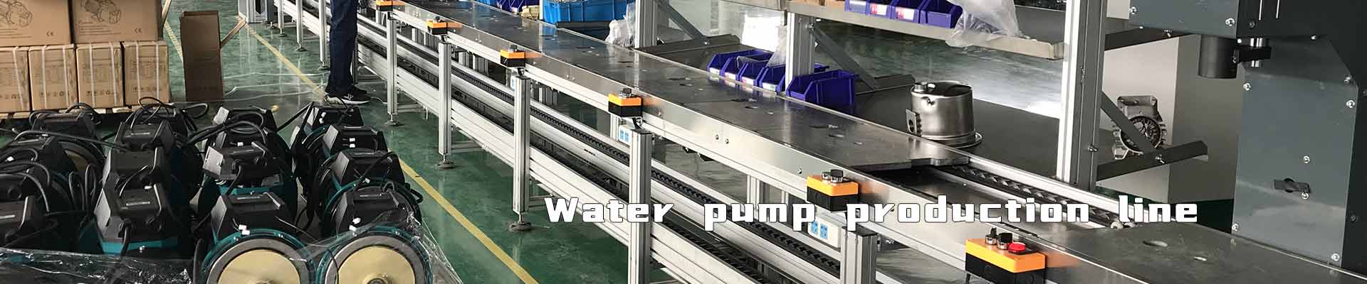 Pump production line